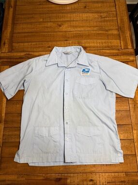 USPS United States Postal Service Shirt Jac Uniform Large